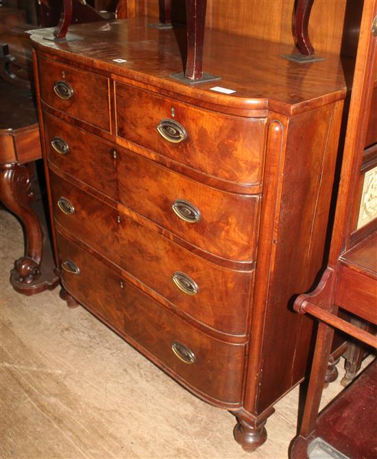 Victorian mahogany chest of drawers
